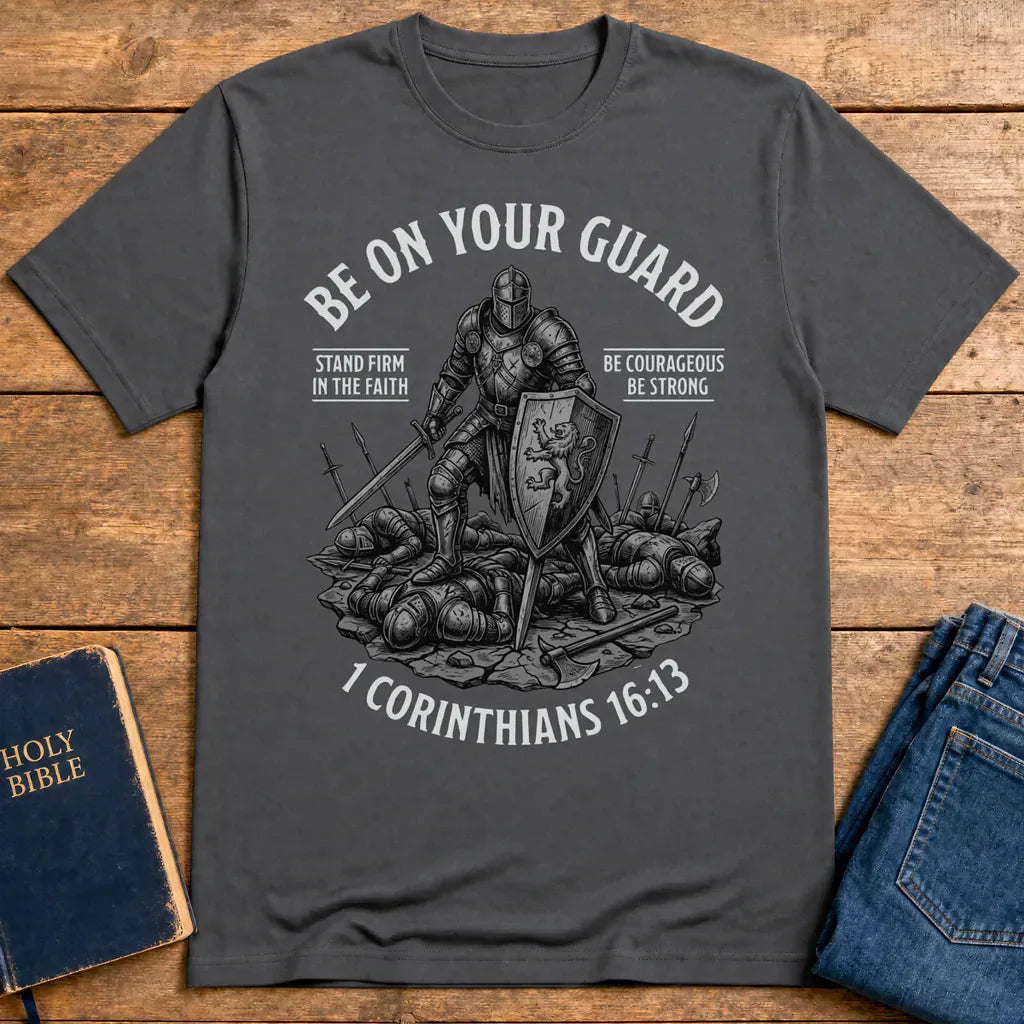 Stand Firm In The Faith T-Shirt - Charcoal