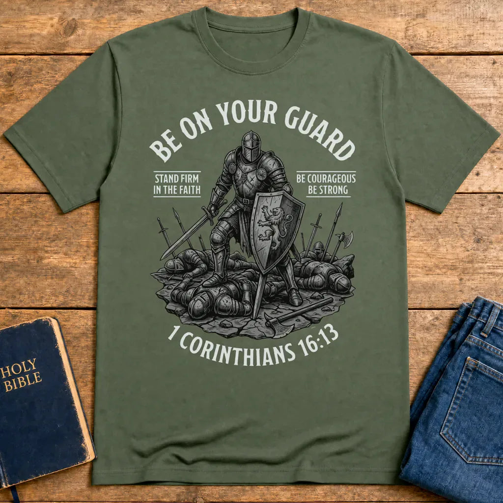 Stand Firm In The Faith T-Shirt - Military Green