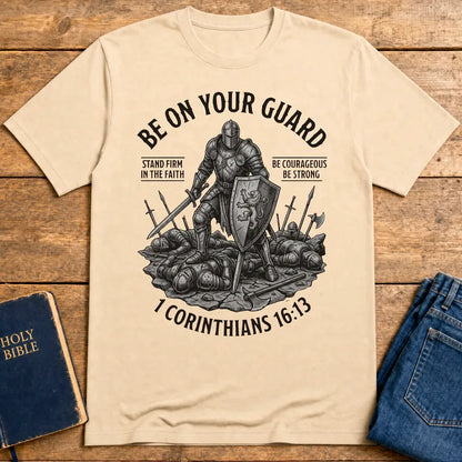 Stand Firm In The Faith T-Shirt - Natural