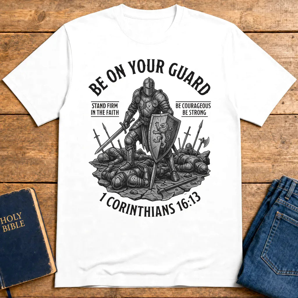 Stand Firm In The Faith T-Shirt - White
