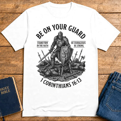Stand Firm In The Faith T-Shirt - White