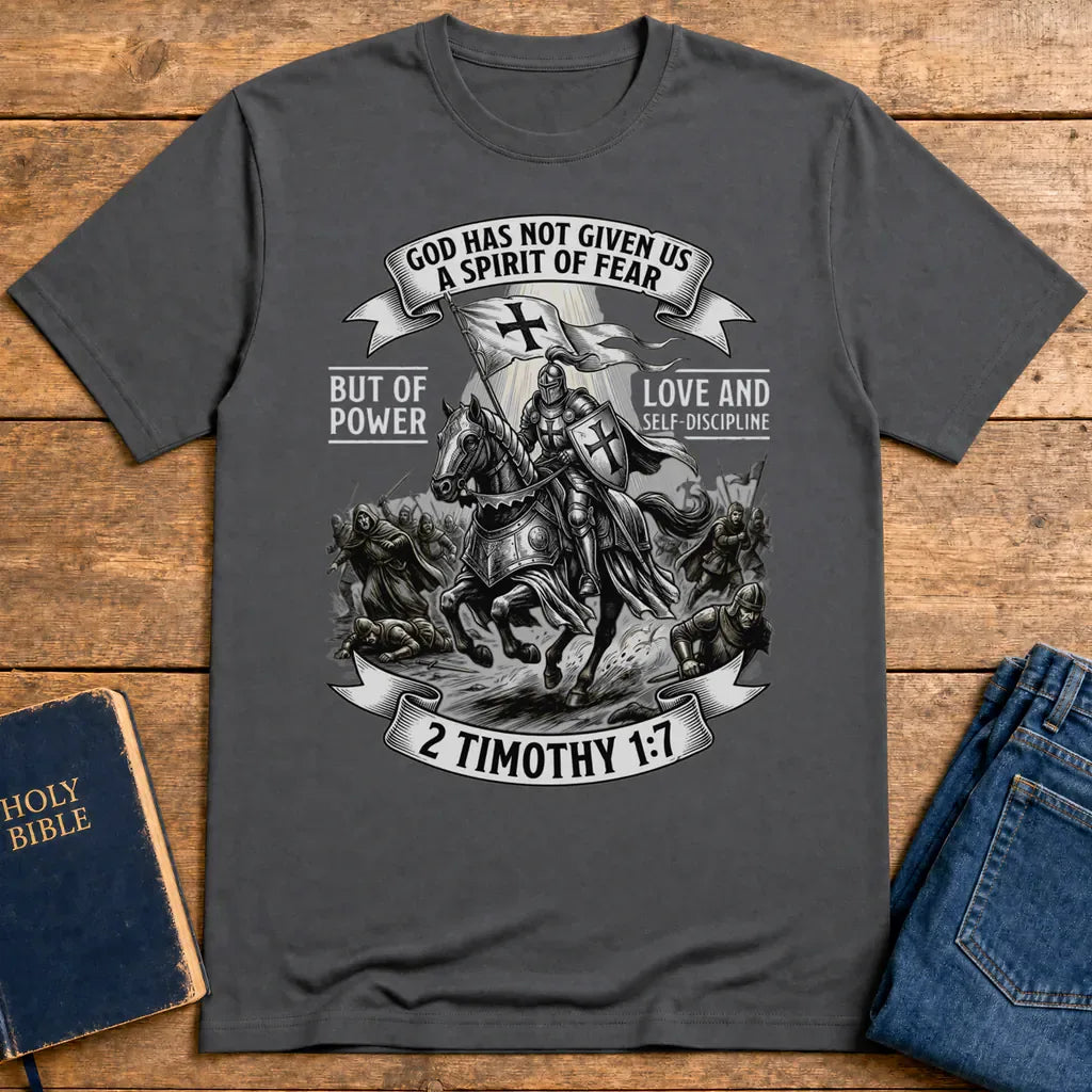 Spirit of Power Warrior T-Shirt - Charcoal
