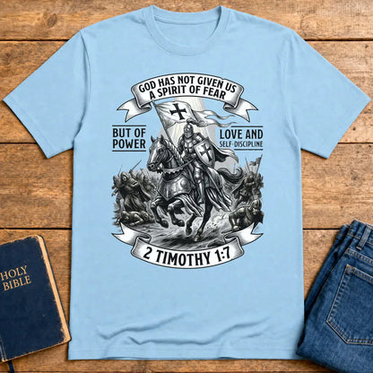 Spirit of Power Warrior T-Shirt - Light Blue