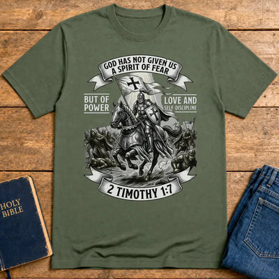 Spirit of Power Warrior T-Shirt - Military Green