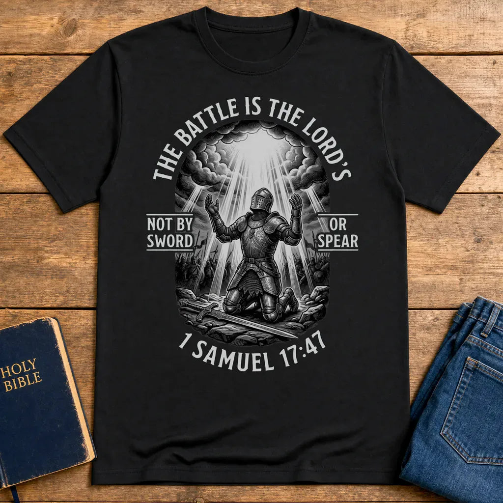 The Battle Is the Lord’s T-Shirt - Black
