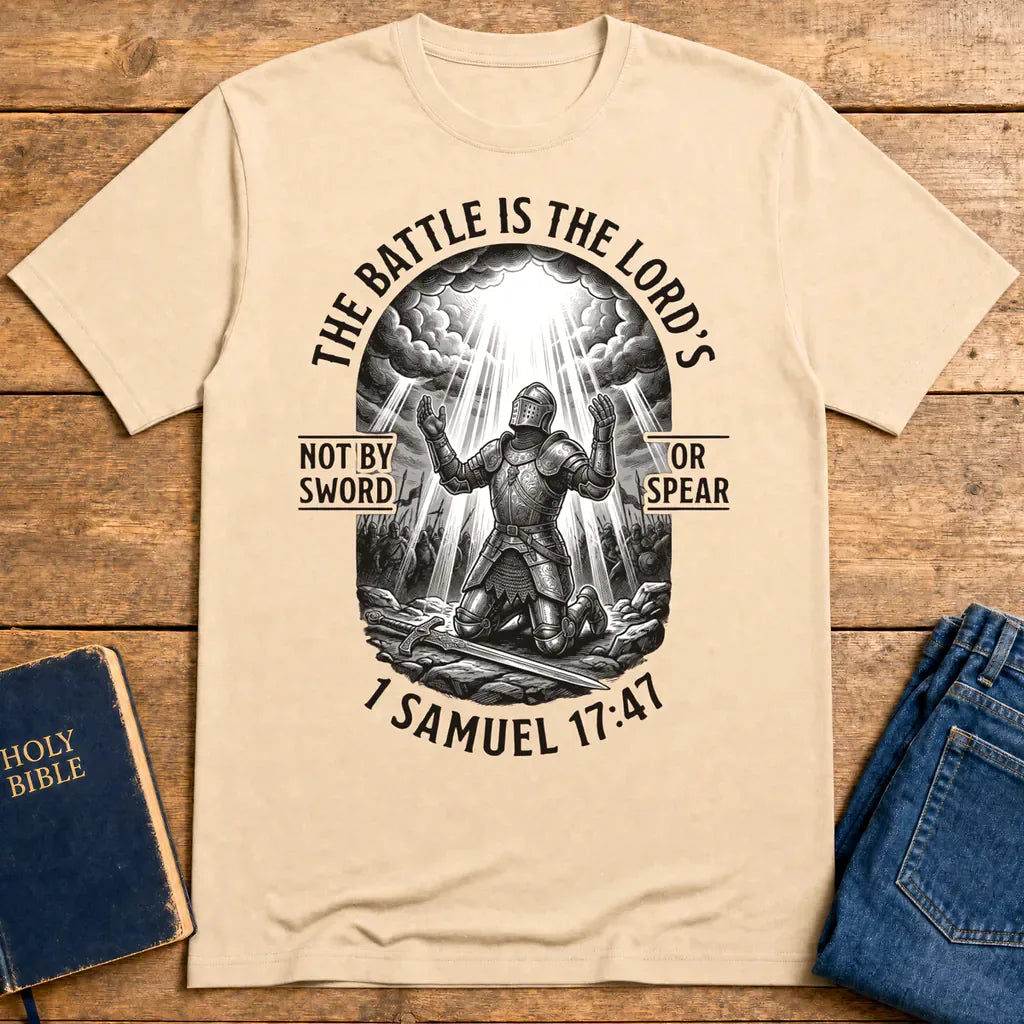 The Battle Is the Lord’s T-Shirt - Natural