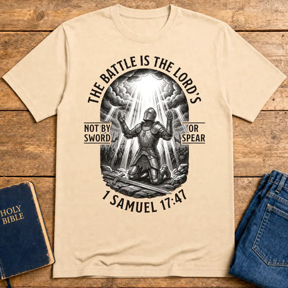 The Battle Is the Lord’s T-Shirt - Natural