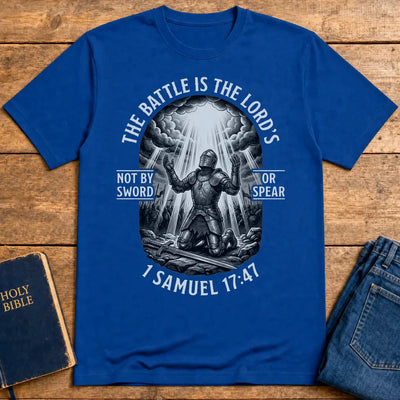 The Battle Is the Lord’s T-Shirt - Royal