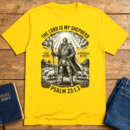 The Lord Is My Shepherd Warrior T-Shirt - Daisy
