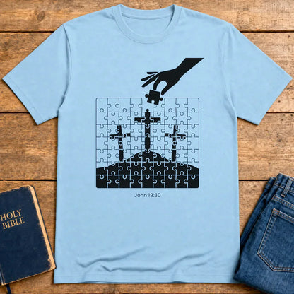 It's Finished T-Shirt - Light Blue