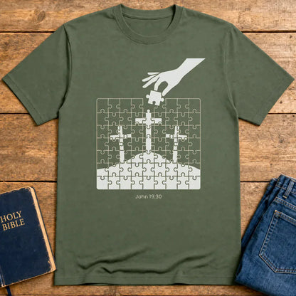 It's Finished T-Shirt - Military Green