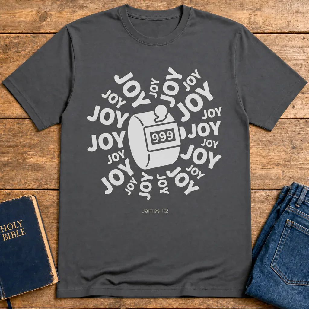 Count It All Joy T-Shirt - Charcoal