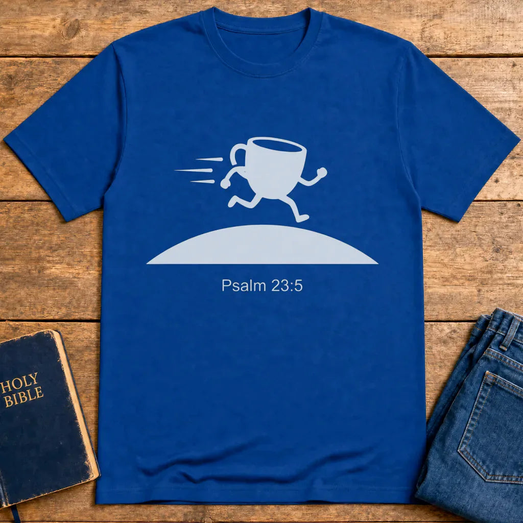 Overflowing Blessings Run T-Shirt - Royal