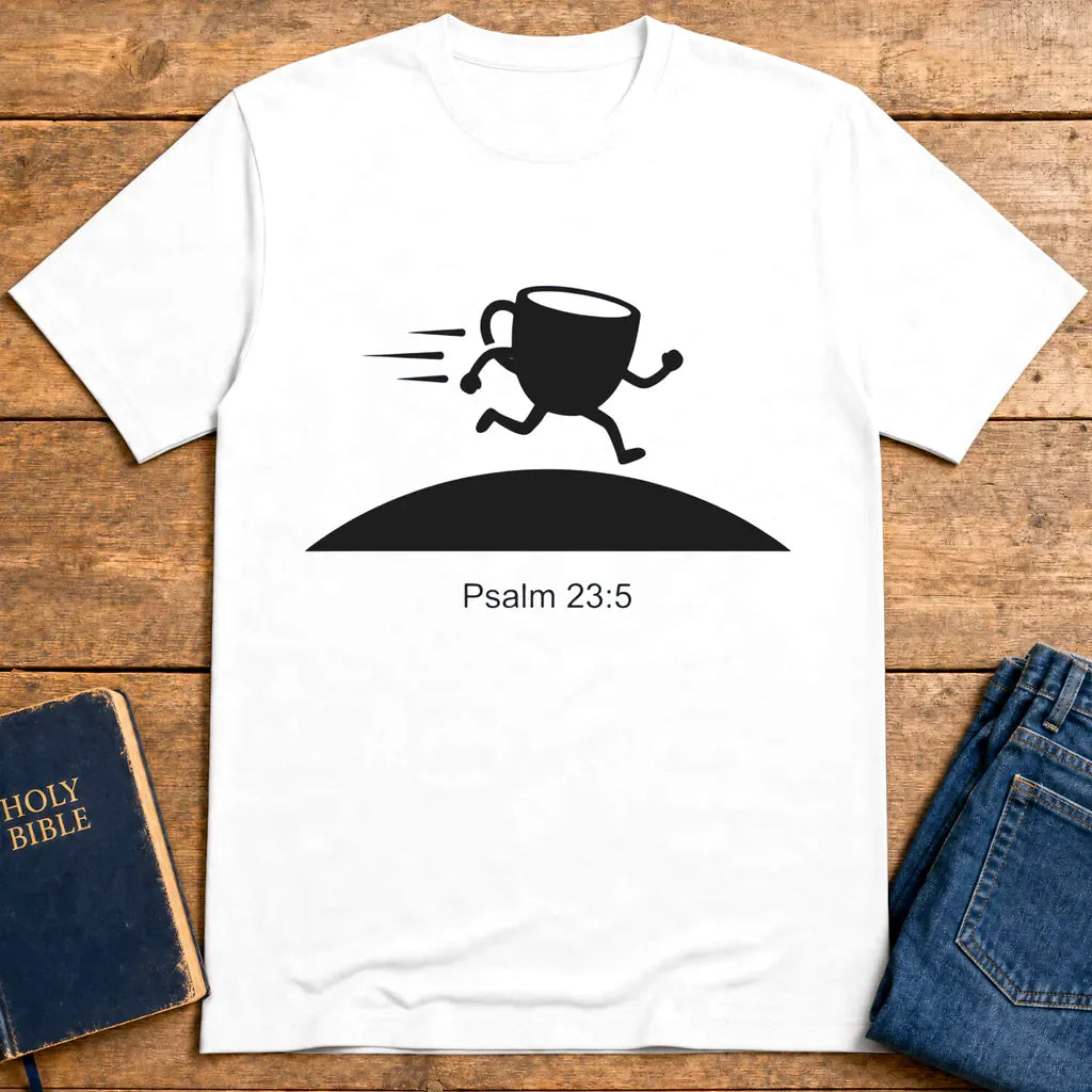 Overflowing Blessings Run T-Shirt - White