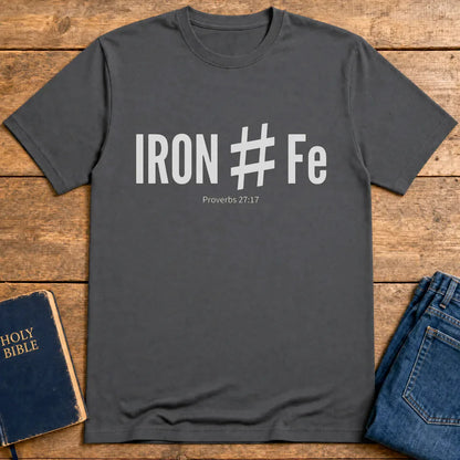 Iron Sharpens Iron T-Shirt - Charcoal