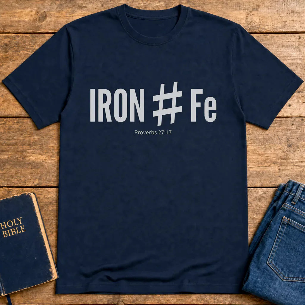 Iron Sharpens Iron T-Shirt - Navy