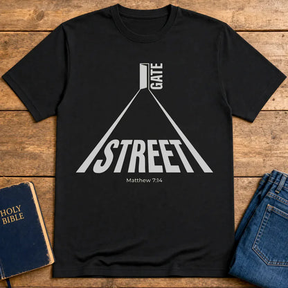 Narrow Gate Street T-Shirt - Black