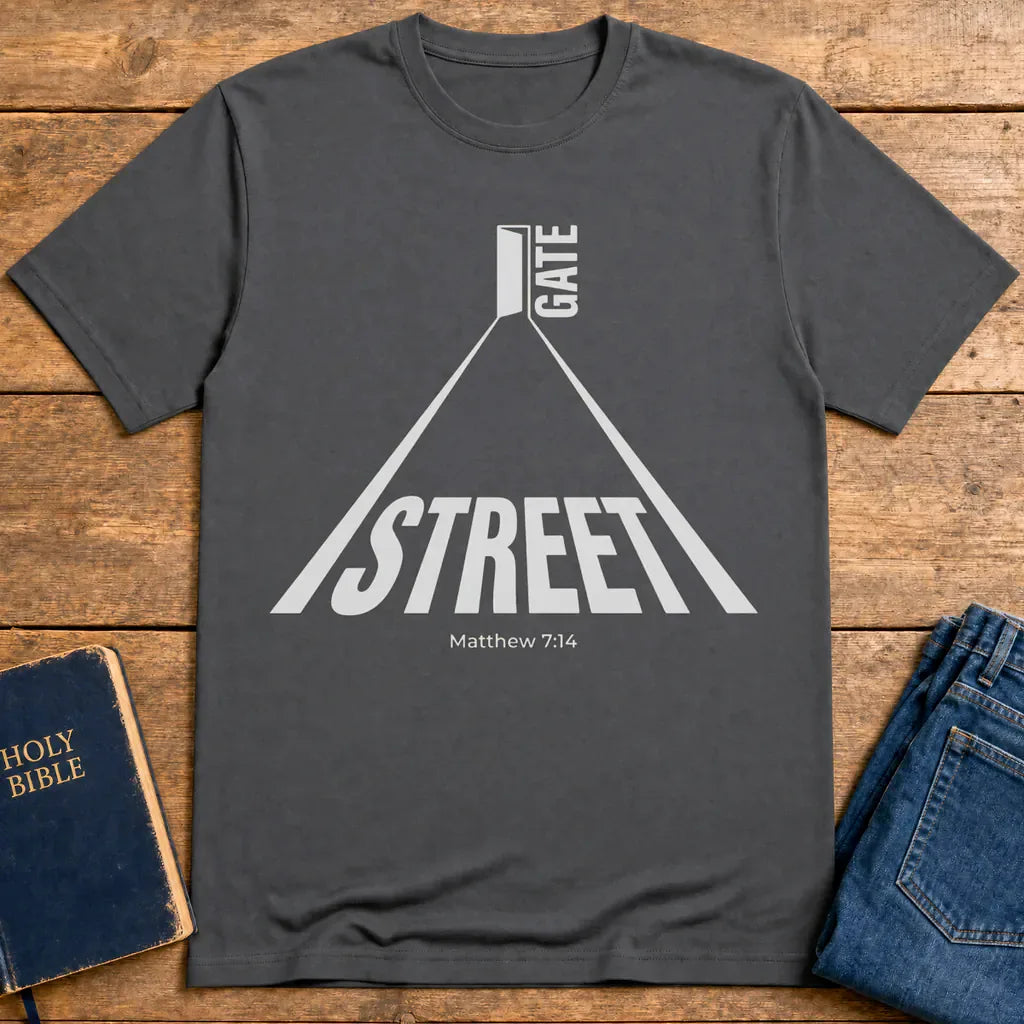 Narrow Gate Street T-Shirt - Charcoal