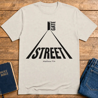 Narrow Gate Street T-Shirt - Ice Grey