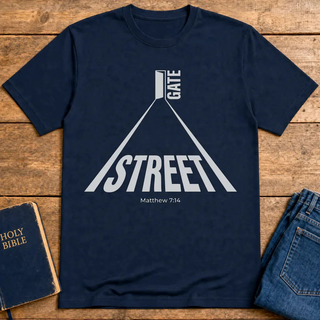 Narrow Gate Street T-Shirt - Navy