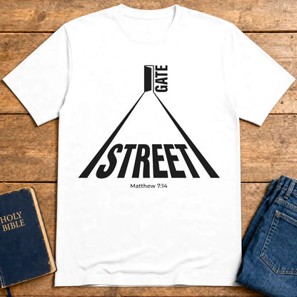 Narrow Gate Street T-Shirt - White