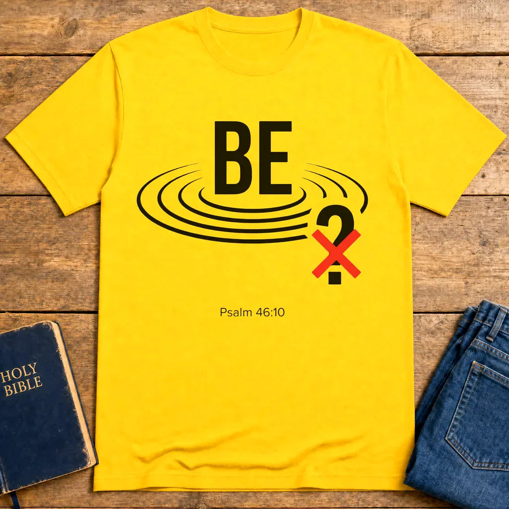 Be Still Scripture T-Shirt - Daisy