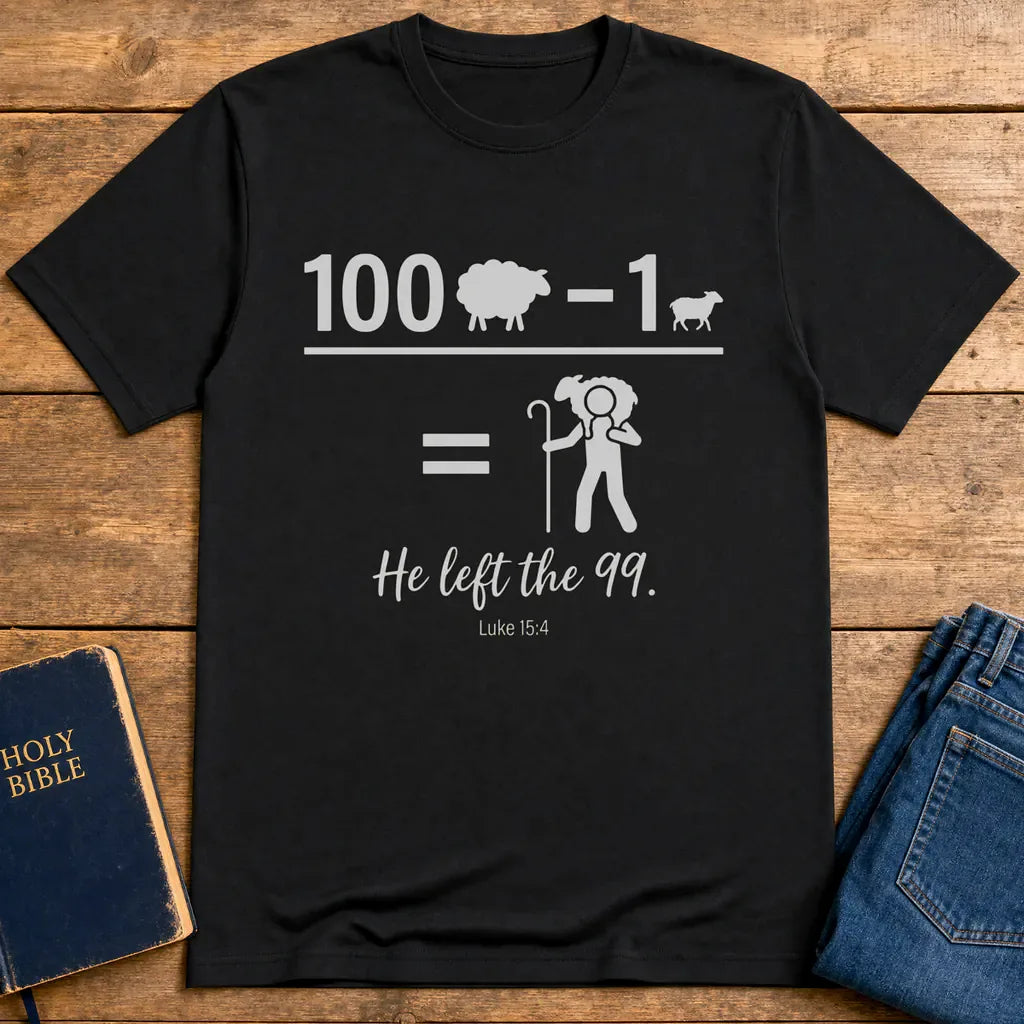 He Left the 99 T-Shirt - Black