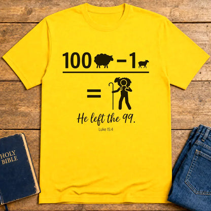 He Left the 99 T-Shirt - Daisy