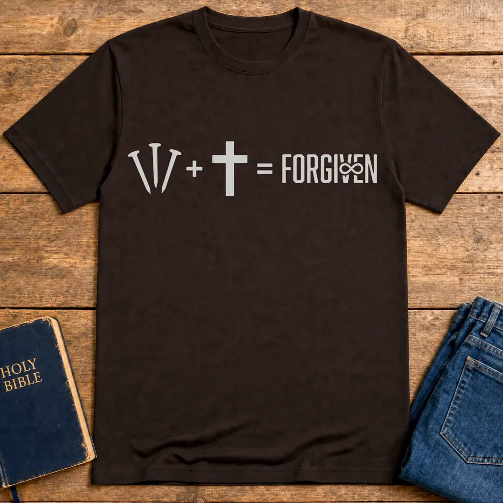 Forgiven Equation T-Shirt - Dark Chocolate