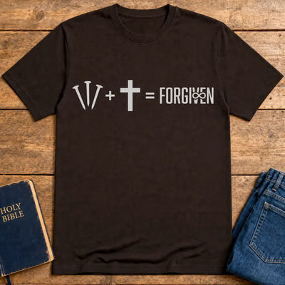 Forgiven Equation T-Shirt - Dark Chocolate