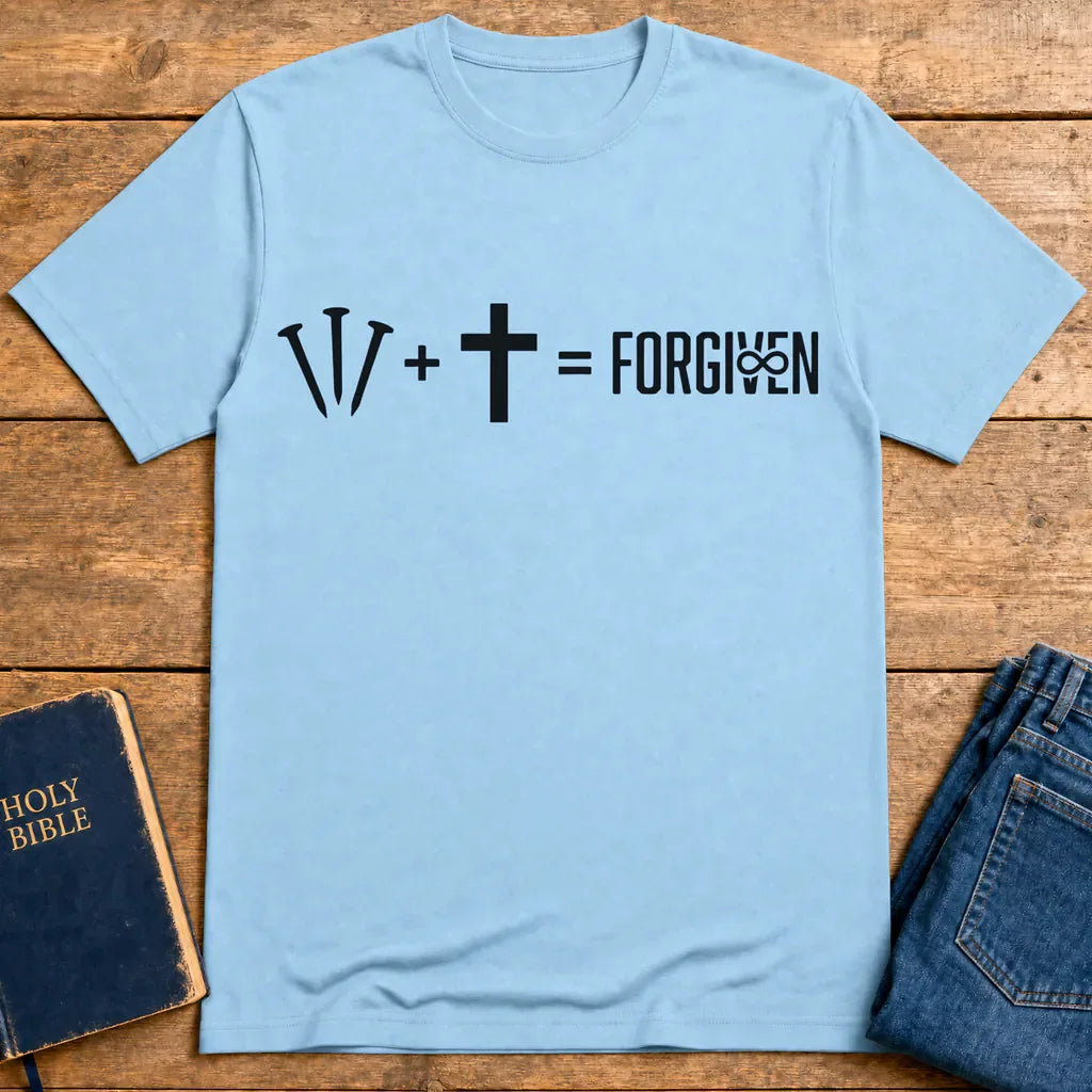 Forgiven Equation T-Shirt - Light Blue