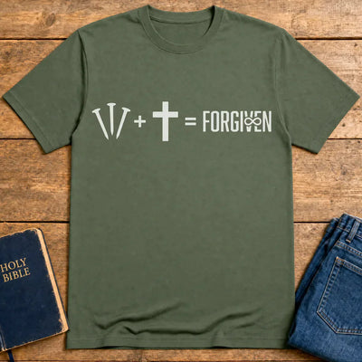 Forgiven Equation T-Shirt - Military Green