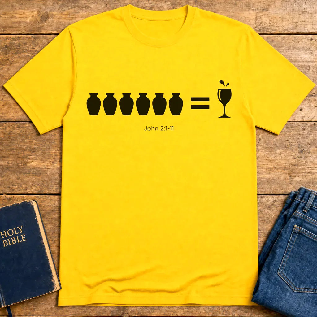 Water-to-Wine Miracle T-Shirt - Daisy