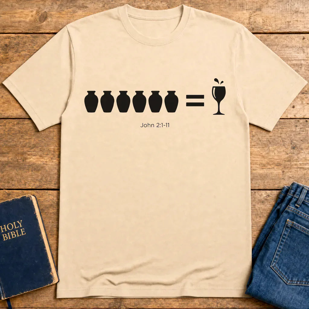Water-to-Wine Miracle T-Shirt - Natural