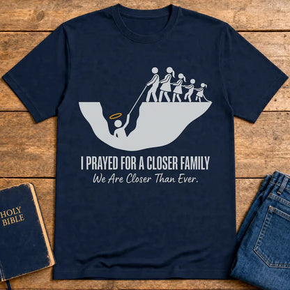 Closer Family Prayer T-Shirt - Navy