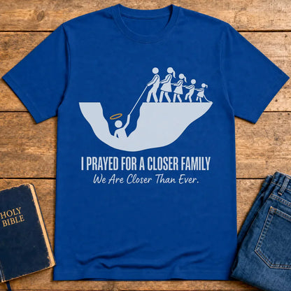 Closer Family Prayer T-Shirt - Royal