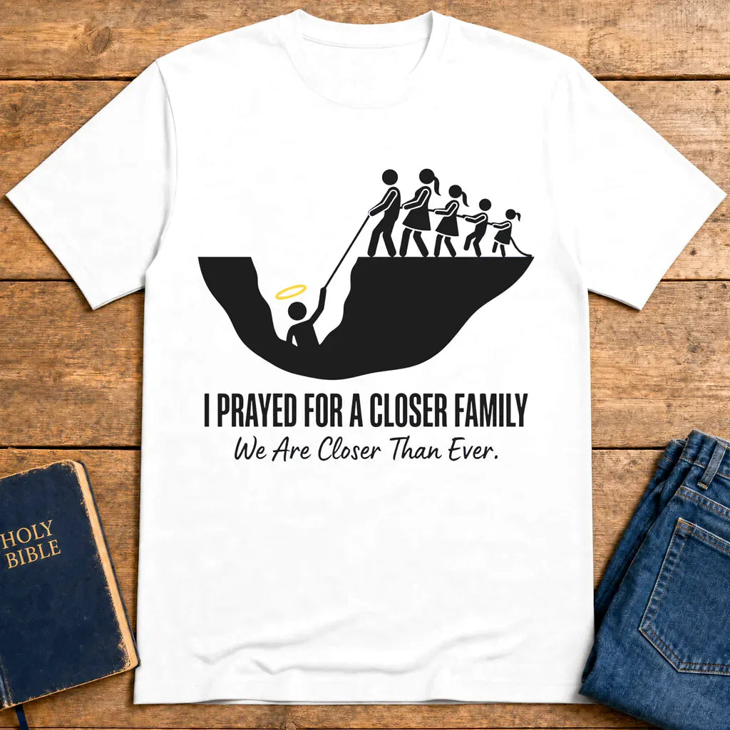 Closer Family Prayer T-Shirt - White