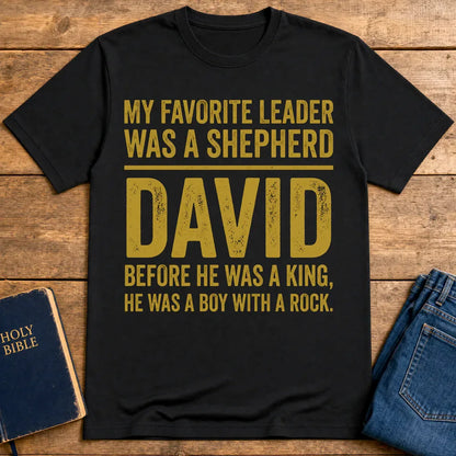 Shepherd Leader David T-Shirt - Black