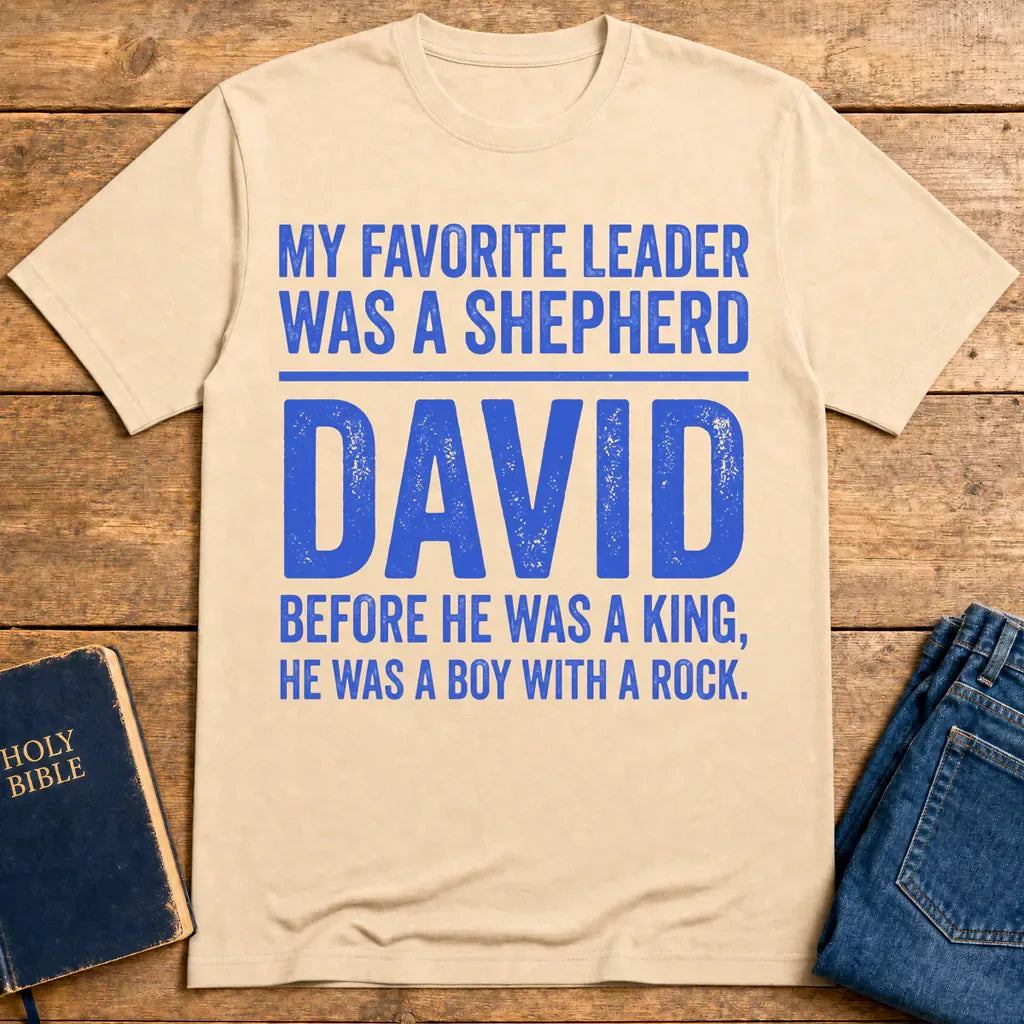 Shepherd Leader David T-Shirt - Natural