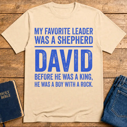 Shepherd Leader David T-Shirt - Natural