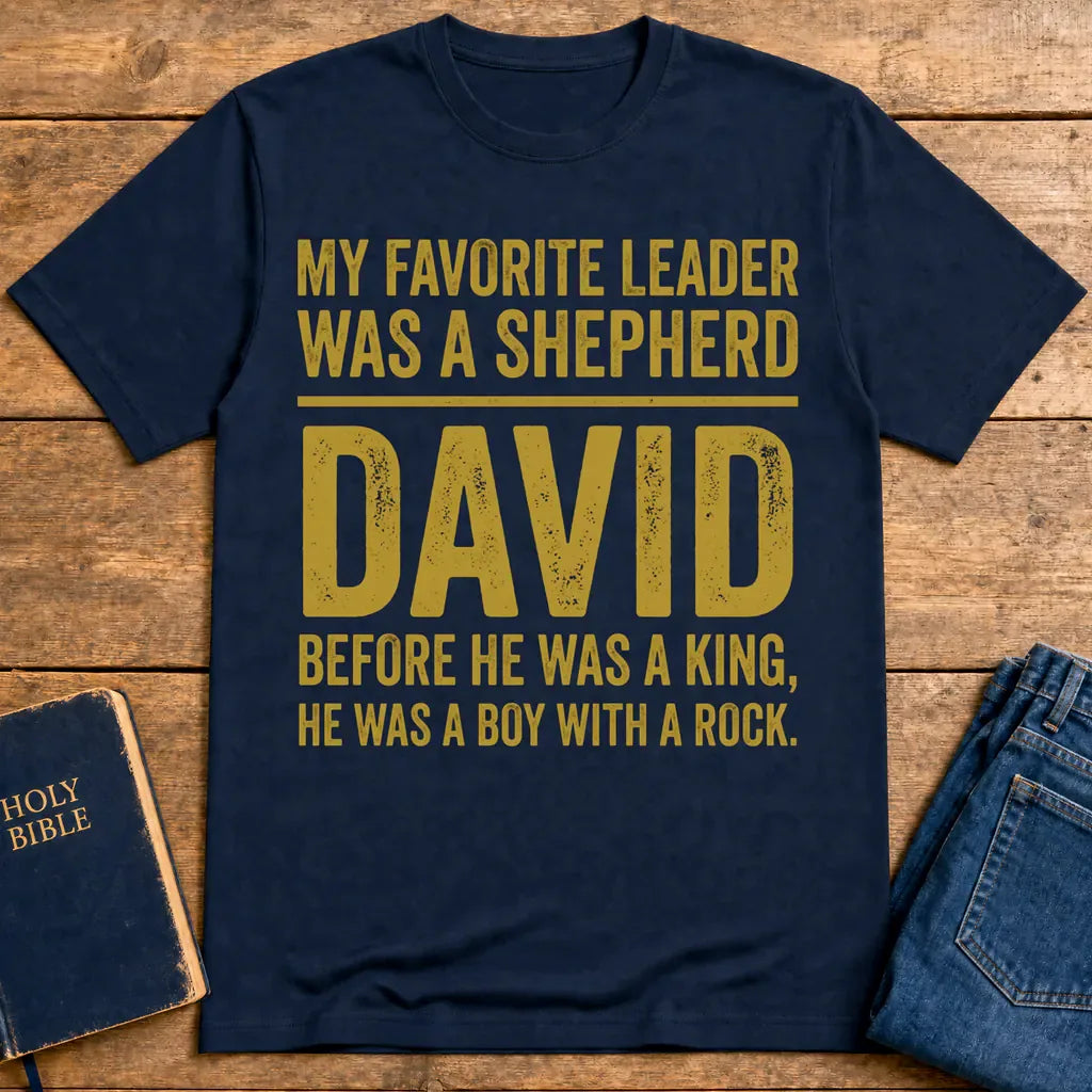 Shepherd Leader David T-Shirt - Navy