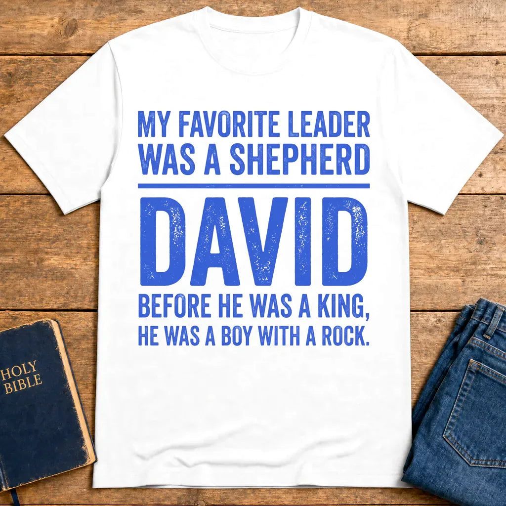 Shepherd Leader David T-Shirt - White