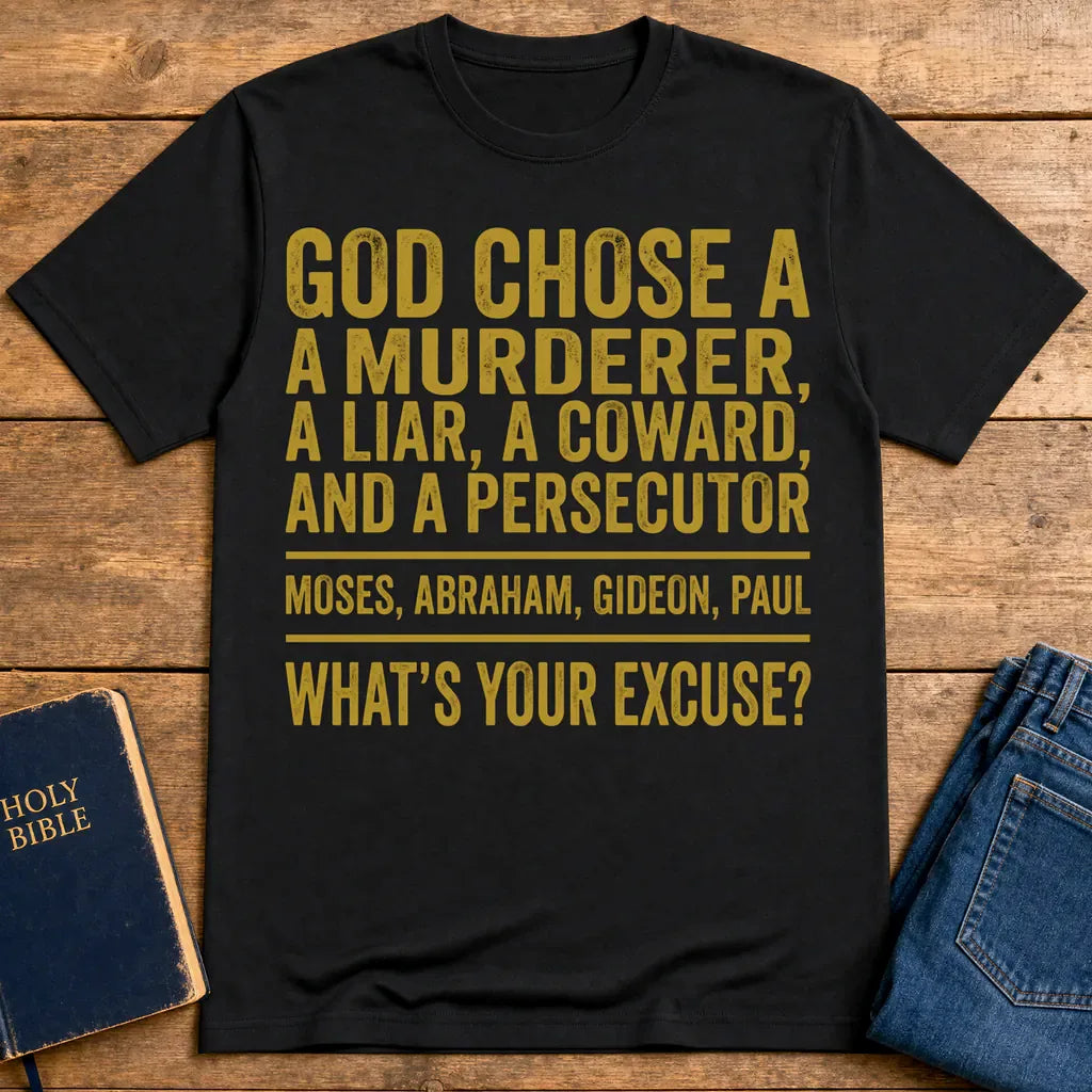 God Chose Ordinary People T‑Shirt - Black