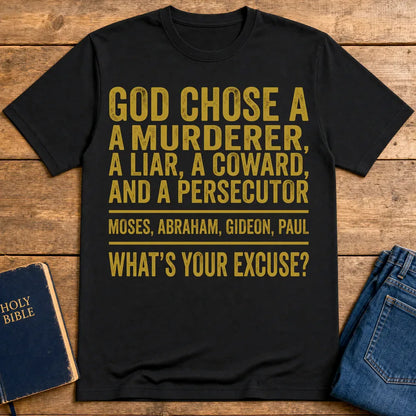 God Chose Ordinary People T‑Shirt - Black