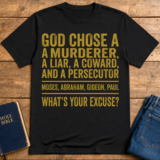 God Chose Ordinary People T‑Shirt - Black