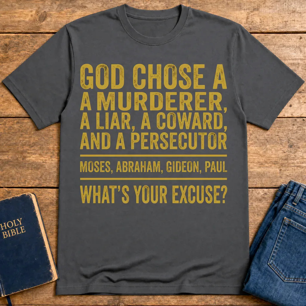 God Chose Ordinary People T‑Shirt - Charcoal