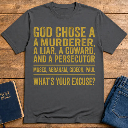 God Chose Ordinary People T‑Shirt - Charcoal