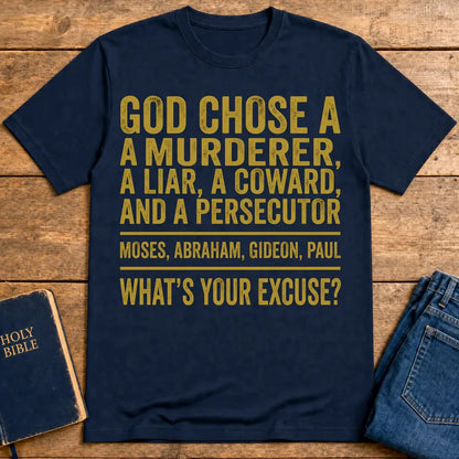 God Chose Ordinary People T‑Shirt - Navy