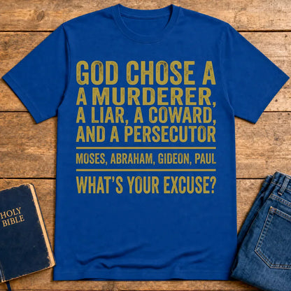 God Chose Ordinary People T‑Shirt - Royal