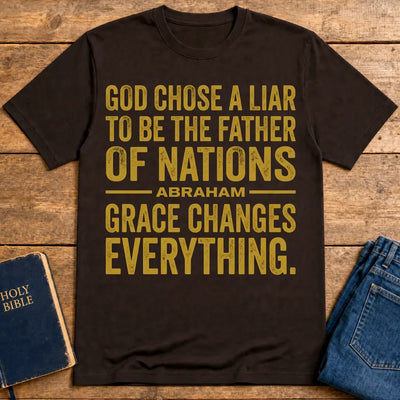 Grace Changes Everything T-Shirt - Dark Chocolate